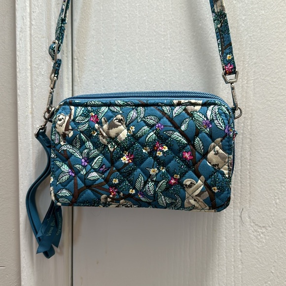 All In One Crossbody- Hanging Around Pattern With Sloths - Picture 2 of 4